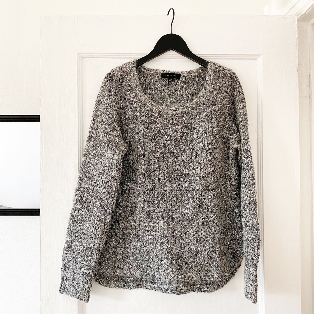 Ann Taylor Mohair Crewneck Sweater